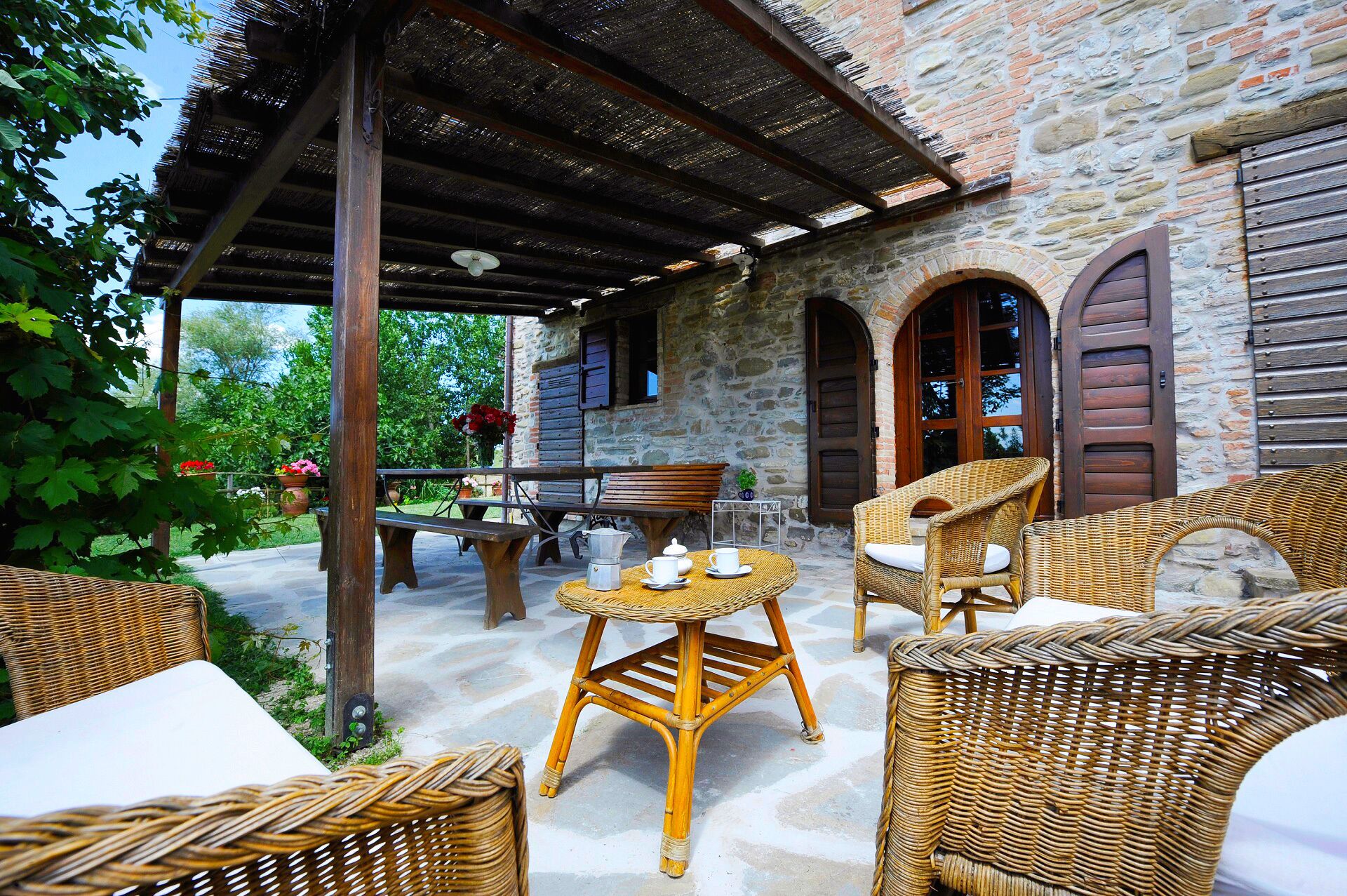 Udendørs spisemuligheder