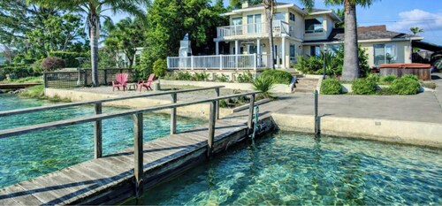 4 BR Haus am Wasser, privater Strand