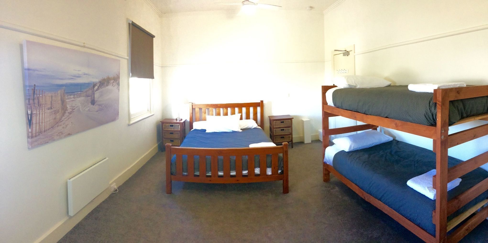 Free WiFi, bed sheets