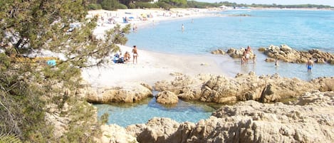 Una spiaggia nelle vicinanze