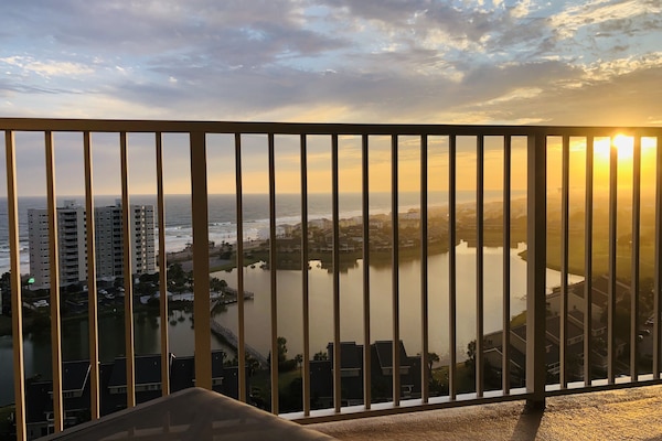 ENJOY the sunset from the balcony every night!