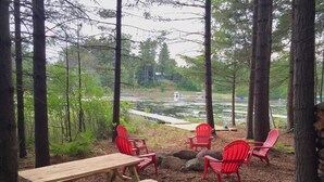 Outdoor dining - Lily Pad North at Loon Lake near Gore Mountain (Chestertown)