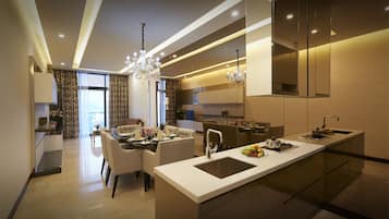 Televisi layar datar 40-inci dengan saluran TV satelit dan TV