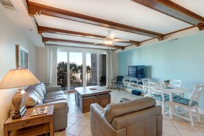 Smart TV, DVD player, books