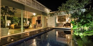 Villa, 2 Bedrooms, Private Pool | Terrace/patio - Kawung Villa (Canggu)