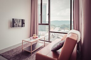 Studio | Living area | LCD TV - De Accommodation (Petaling Jaya)