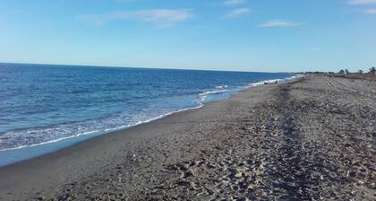 Maison, route de la plage Ă Folelli