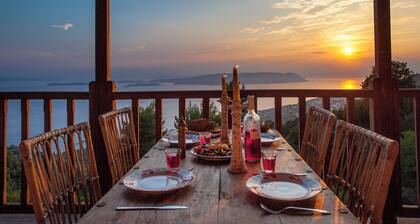 Pool villa close to Glossa village, tavernas and beaches.