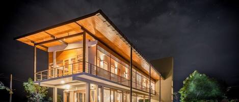 Front of property - evening/night