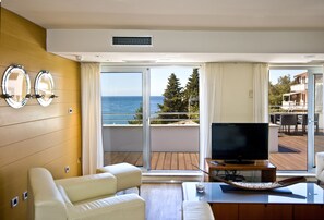 Apartment, 2 Bedrooms, Terrace | Living area | Flat-screen TV - Villa Feniks (Medulin)