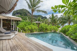 Villa, eigener Pool, Strandnähe | Ausblick vom Zimmer