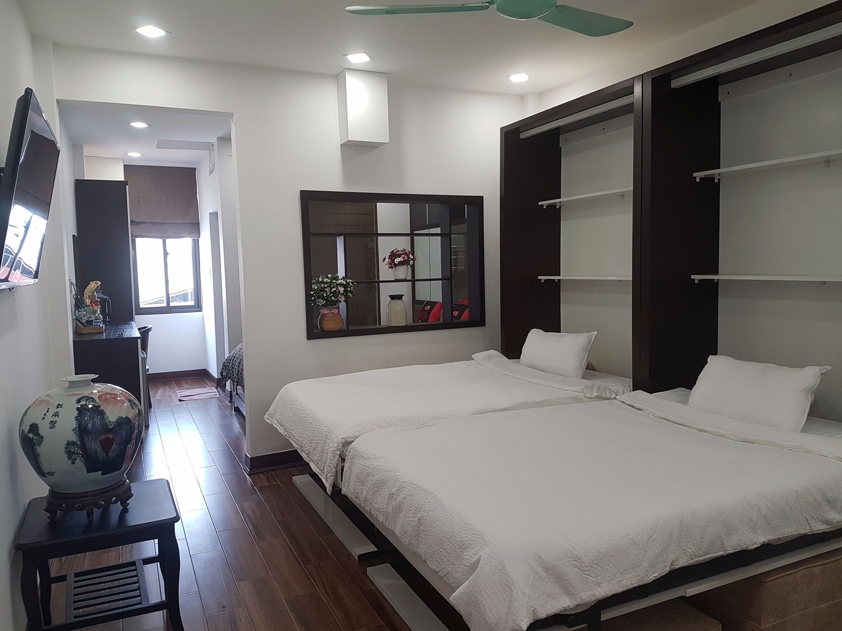 vip connecting room | minibar, desk, blackout curtains, free wifi