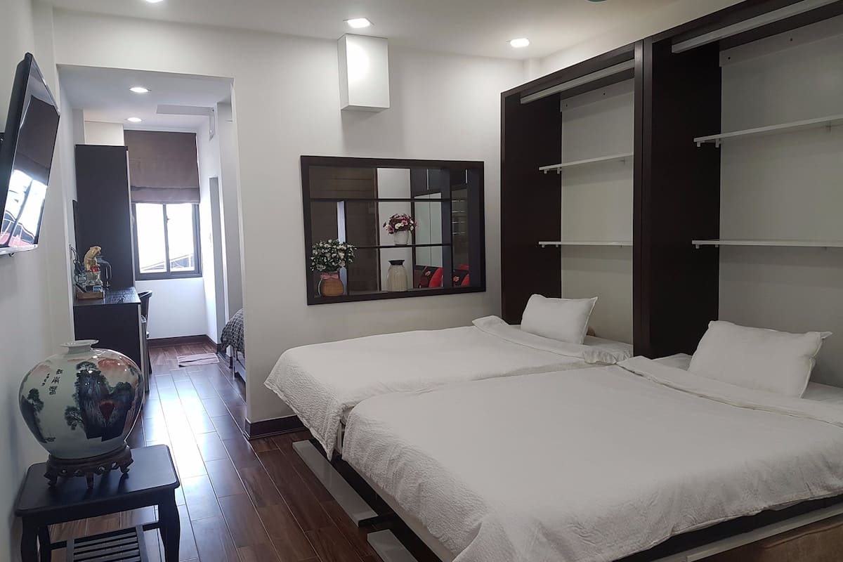 vip connecting room | minibar, desk, blackout curtains, free wifi