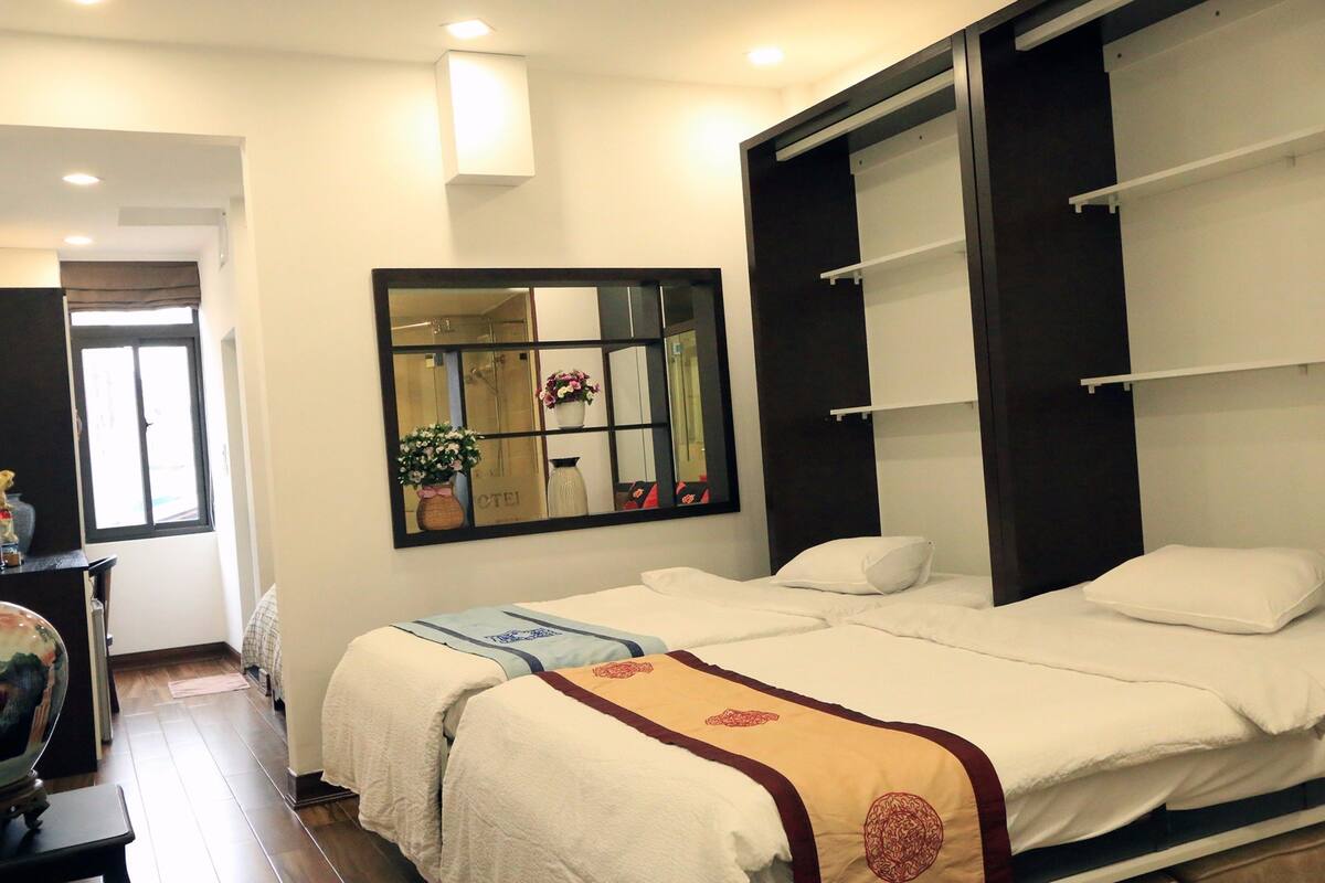 vip connecting room | minibar, desk, blackout curtains, free wifi