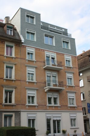 Fassade der Unterkunft