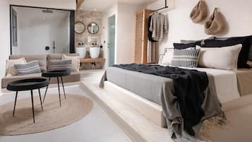 Suite de luna de miel | 1 habitación, ropa de cama de alta calidad y cortinas blackout