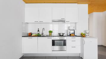 Studio, Kitchenette | Private kitchen | Fridge, microwave, stovetop, electric kettle
