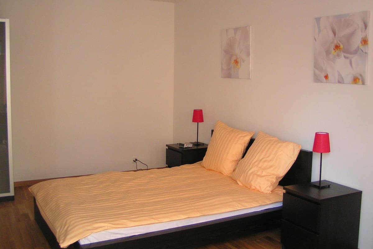 1 habitación, tabla de planchar con plancha, wifi gratis y ropa de cama