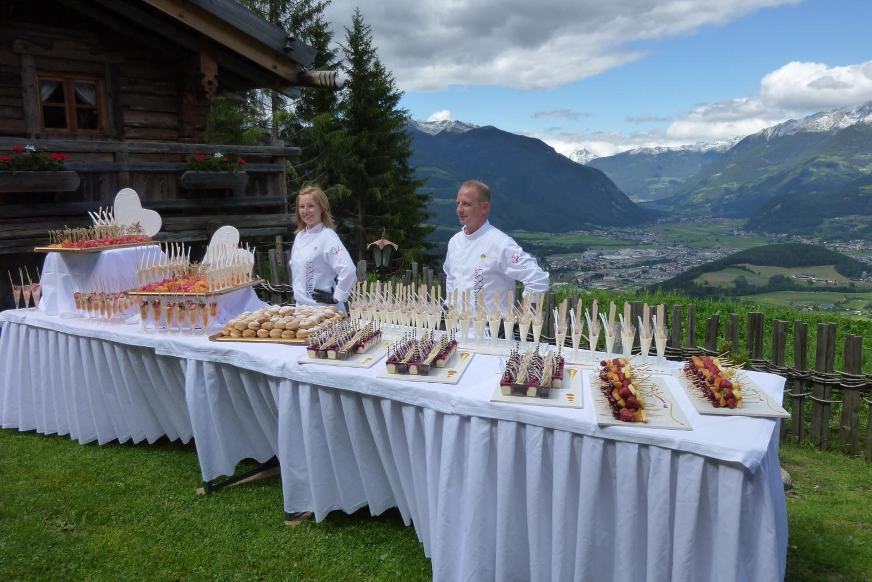 Área para banquetes al aire libre
