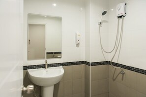 Standard Double Room | Bathroom | Shower, free toiletries, towels - Golden Teak Ville (Buriram)