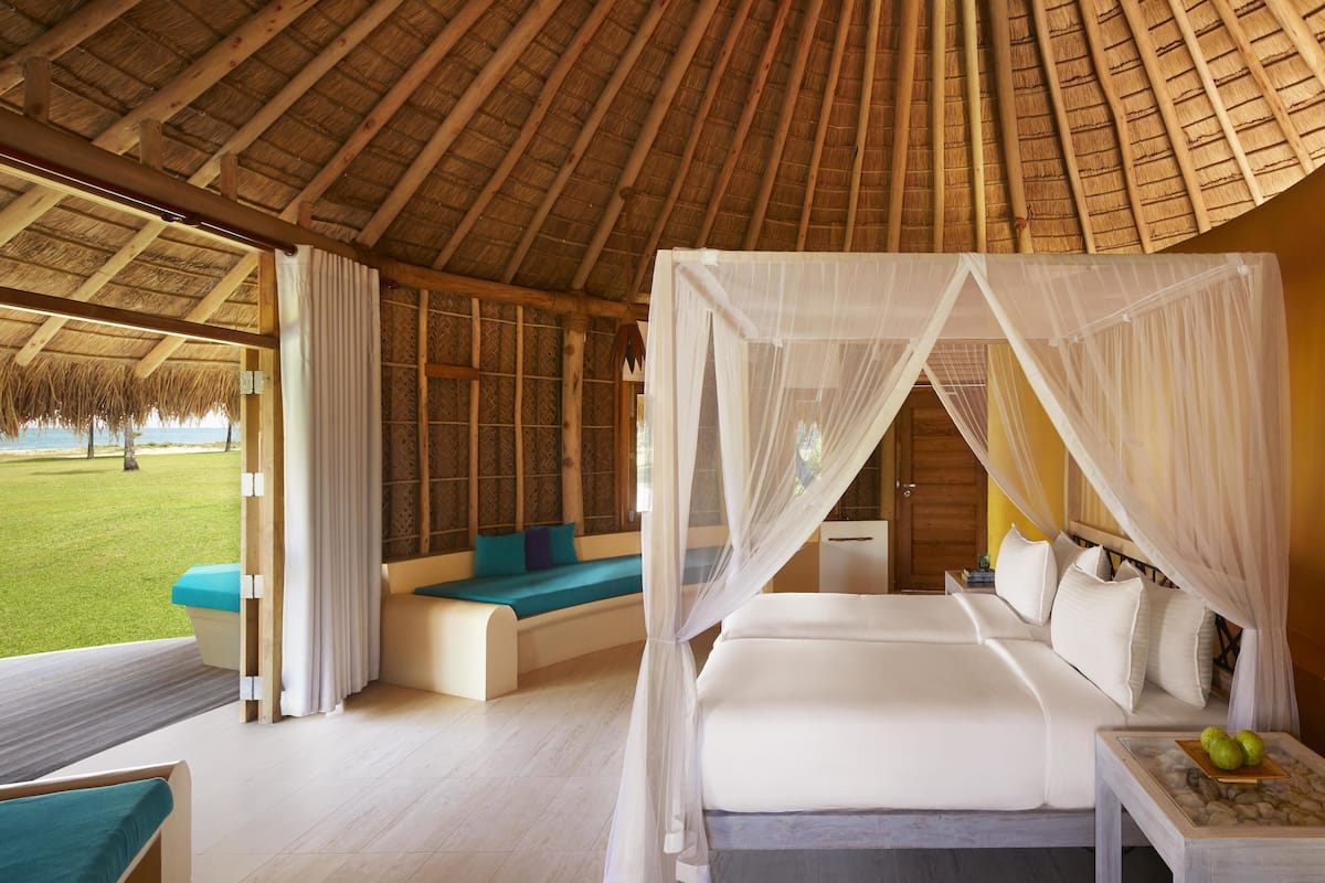 Luxury-Ferienhütte, 1 Doppelbett, Meerblick | Strand-/Meerblick