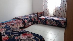 Free WiFi, bed sheets