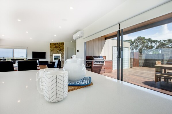 House, 4 Bedrooms | Living room | TV, DVD player - Moonah Dunes Beach House (St. Andrews Beach)