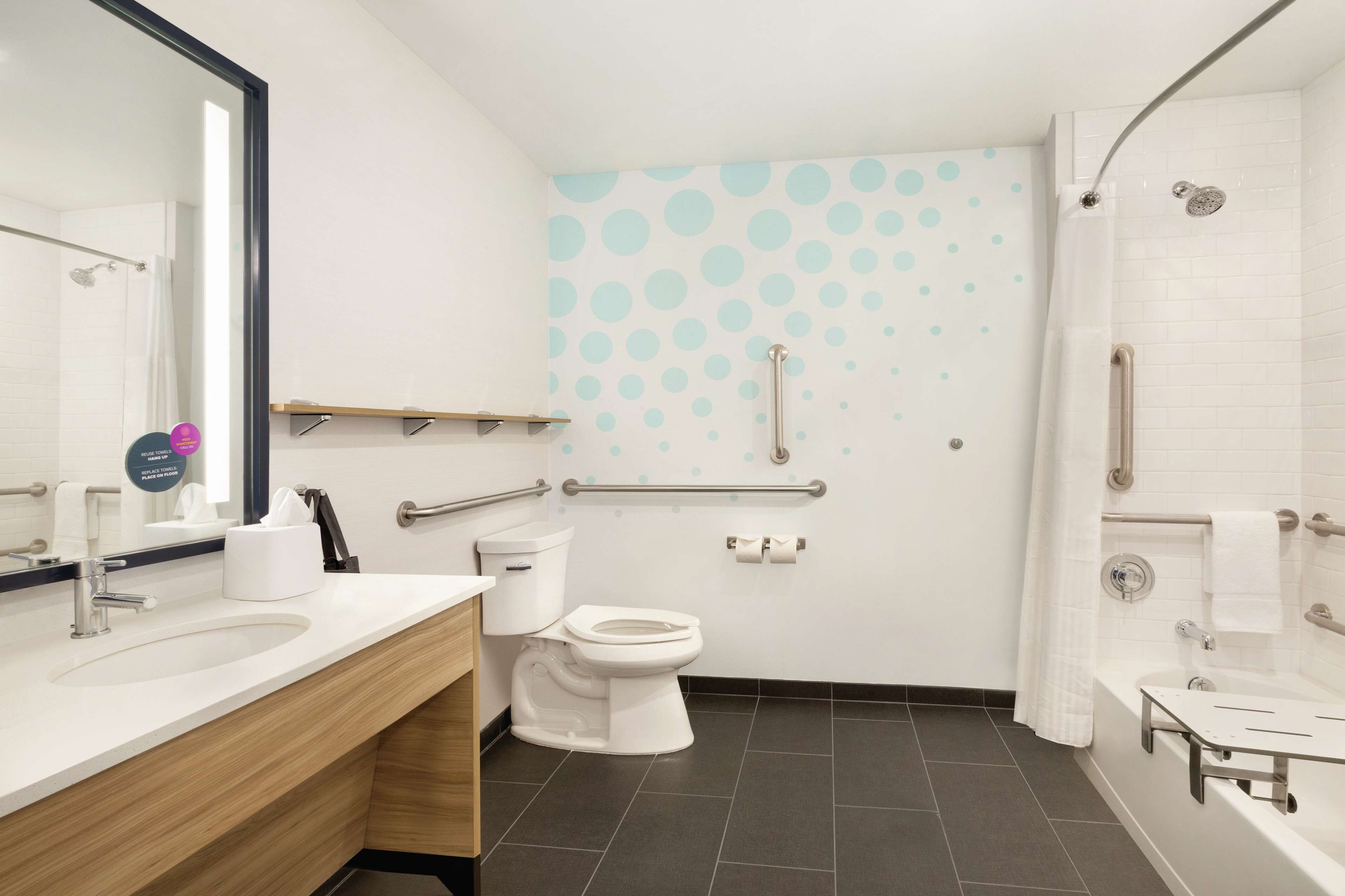 hair dryer, bathrobes, towels