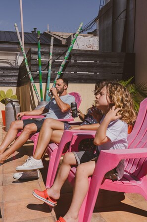 Terrace/patio - Hotel Calimera (Santa Teresita)