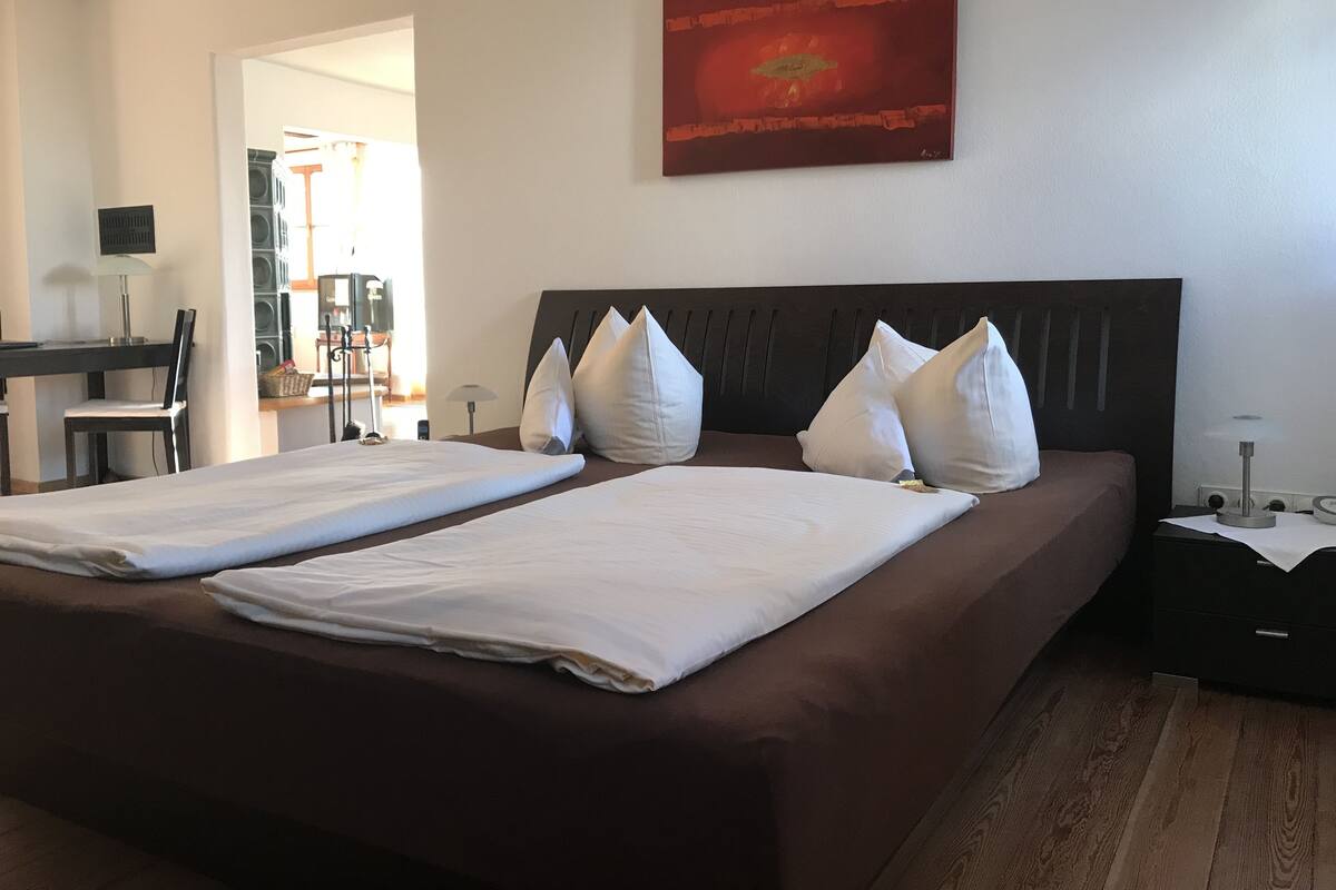 Suite | Escritorio, tabla de planchar con plancha, camas extra y wifi gratis
