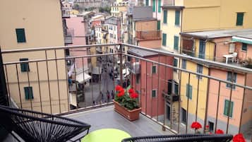 Doppia Deluxe, 1 letto queen, terrazzo, vista città (Room 3) | Balcone