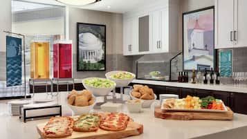 Free daily buffet breakfast