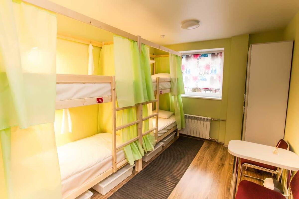 Dortoir Partagé, dortoir mixte (4 beds) | Couette en duvet d'oie, coffres-forts dans les chambres