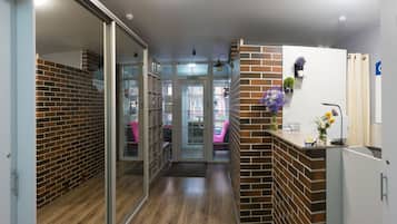 Interior entrance