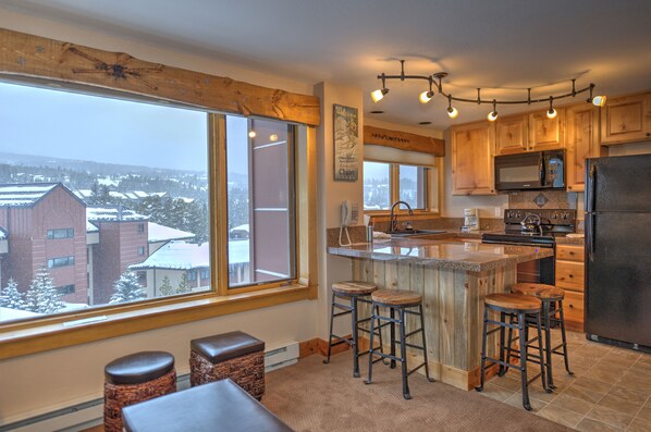 Appart'hôtel, 1 très grand lit (Village at Breck Studio 4611) | Cuisine privée