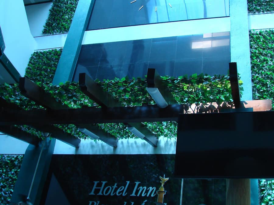 Mostrador para check-in y check-out