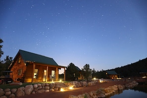 Front of property – evening/night