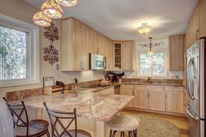 House, Multiple Beds (Timber Hill) | Private kitchen | Fridge, microwave, oven, stovetop - Timber Hill (Breckenridge)