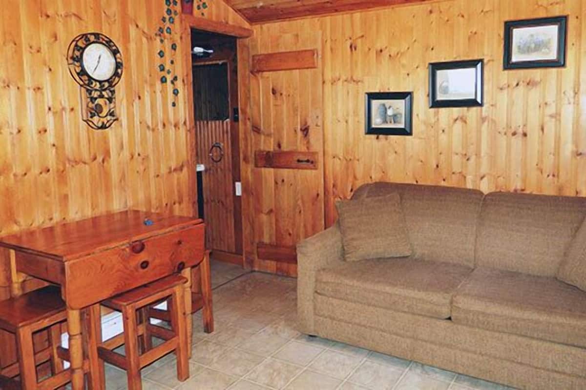 Cottage 11 | Living area | 42-inch flat-screen TV with cable channels, TV
