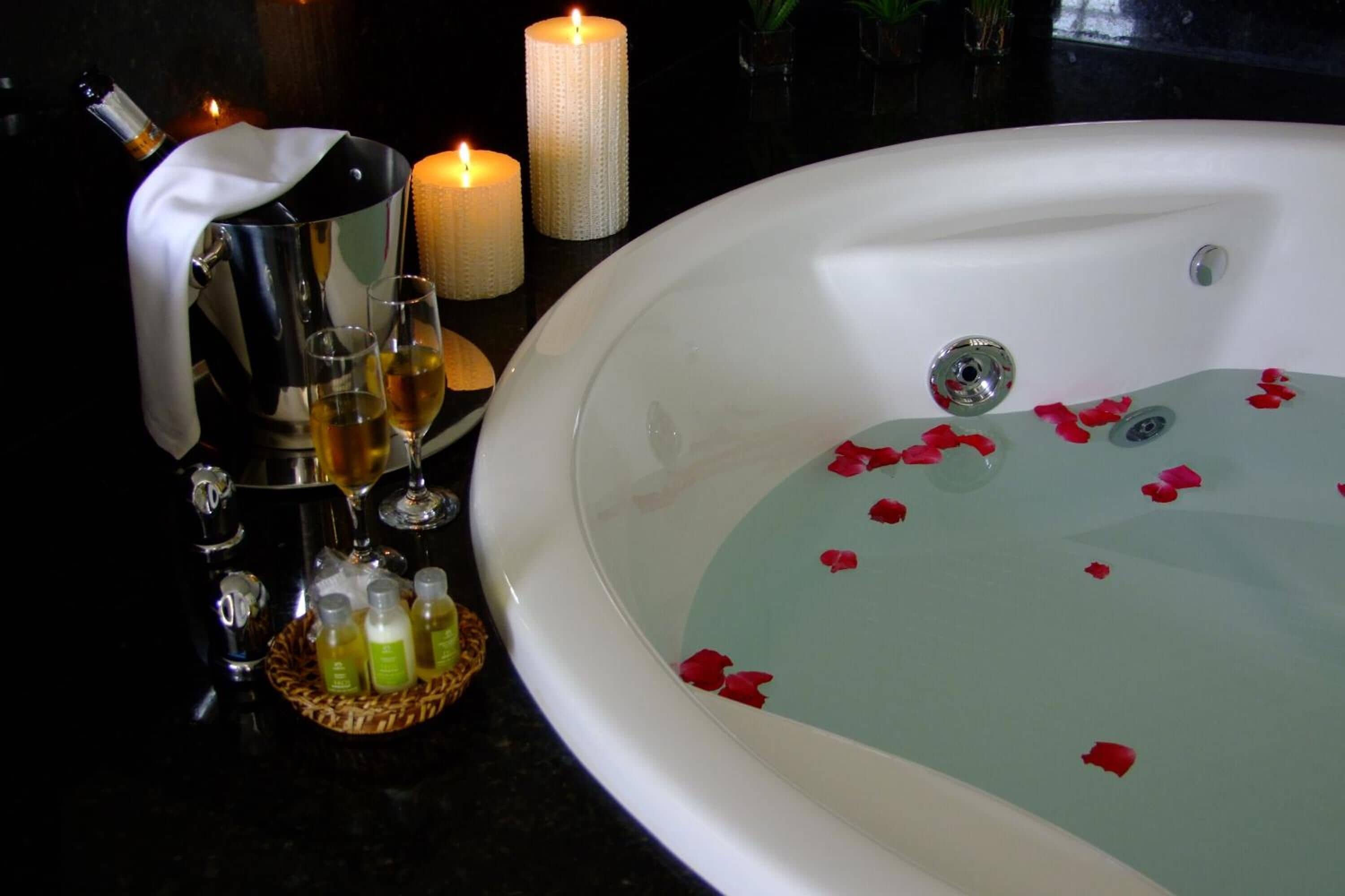 shower, slippers, towels