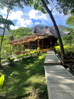 Façade de l’hébergement