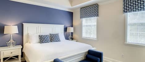 3 bedrooms, pillow-top beds, iron/ironing board, free WiFi