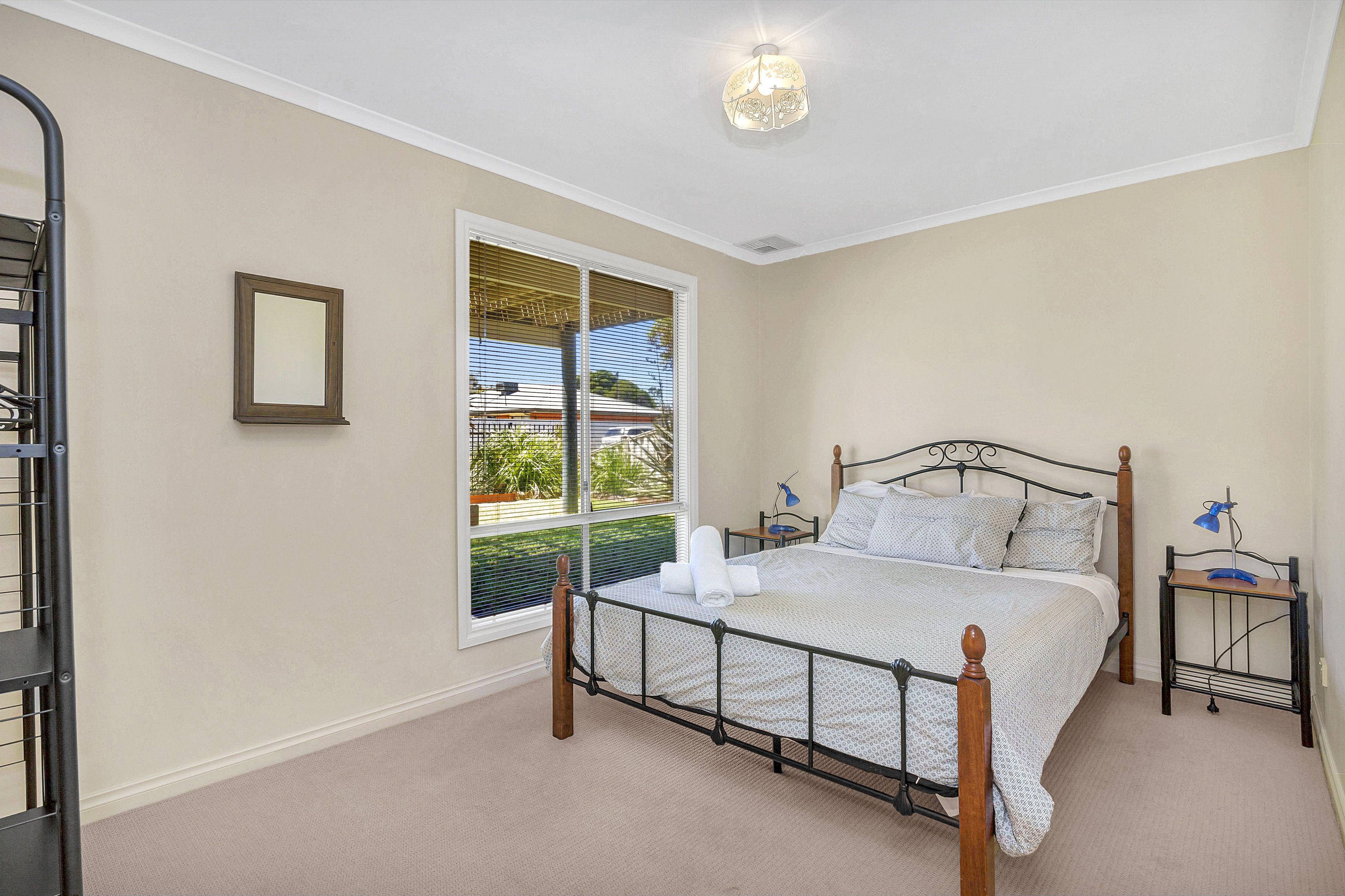 4 bedrooms, soundproofing, iron/ironing board, bed sheets