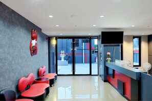 Sala de estar en el lobby