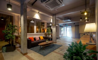 Sala de estar en el lobby