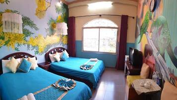 Soundproofing, free WiFi, bed sheets