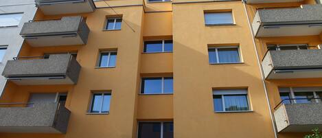 Overnatningsstedets facade