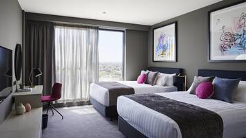 Minibar, in-room safe, desk, blackout drapes