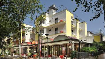 Voorkant van accommodatie