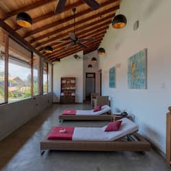 Sauna, body treatments, Thai massages, facials, manicures and pedicures